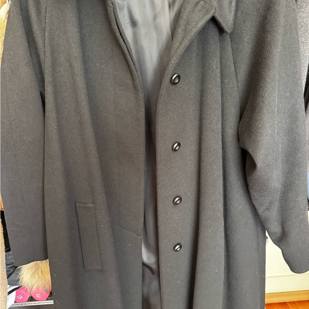Elegant Black Trench Coat for Men